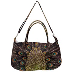 Peacock Feathers Wheel Plumage Removable Strap Handbag by Ket1n9