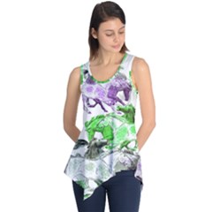 Horse Horses Animal World Green Sleeveless Tunic by Ket1n9