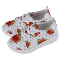 Seamless Background Pattern-with-watermelon Slices Kids  Lightweight Sports Shoes by Ket1n9