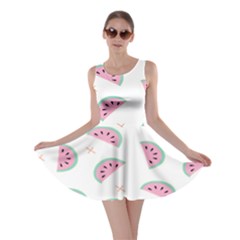 Seamless Background With Watermelon Slices Skater Dress by Ket1n9