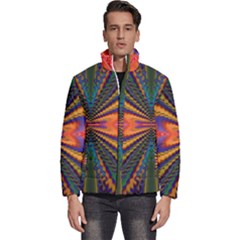 Casanova Abstract Art-colors Cool Druffix Flower Freaky Trippy Men s Puffer Bubble Jacket Coat by Ket1n9