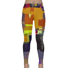 Abstract Vibrant Colour Classic Yoga Leggings by Ket1n9