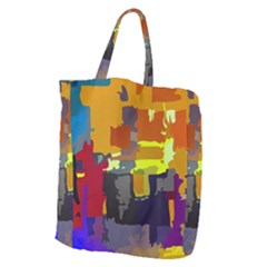 Abstract Vibrant Colour Giant Grocery Tote by Ket1n9