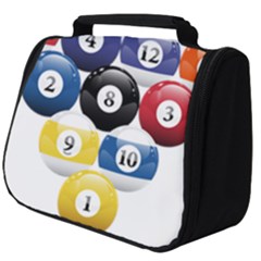 Racked Billiard Pool Balls Full Print Travel Pouch (big) by Ket1n9