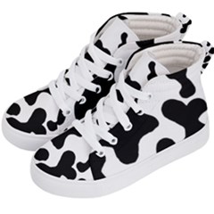 Cow Pattern Kids  Hi-top Skate Sneakers by Ket1n9