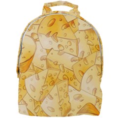 Cheese Slices Seamless Pattern Cartoon Style Mini Full Print Backpack by Ket1n9