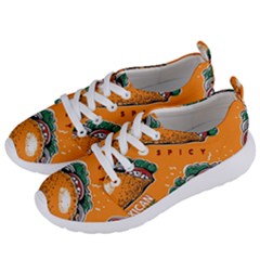 Seamless Pattern With Taco Women s Lightweight Sports Shoes by Ket1n9