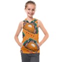 Seamless Pattern With Taco Kids  Sleeveless Hoodie View1