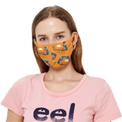 Seamless Pattern With Taco Crease Cloth Face Mask (adult) by Ket1n9