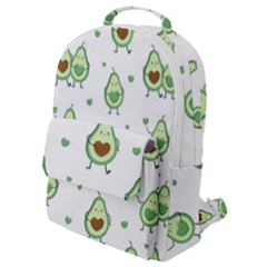 Cute Seamless Pattern With Avocado Lovers Flap Pocket Backpack (small) by Ket1n9