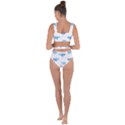 Seamless Pattern With Cute Sharks Hearts Bandaged Up Bikini Set  View2