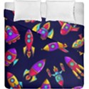 Space Patterns Duvet Cover Double Side (King Size) View2