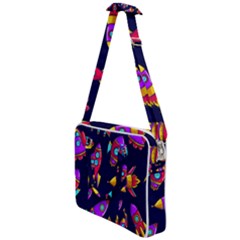 Space Patterns Cross Body Office Bag by Hannah976