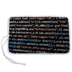 Close Up Code Coding Computer Pen Storage Case (m) by Hannah976