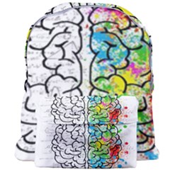 Brain Mind Psychology Idea Drawing Giant Full Print Backpack by Ndabl3x