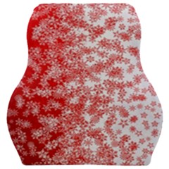 Christmas New Year Snowflake Deer Car Seat Velour Cushion  by Ndabl3x