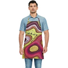 Chaos Unknown Unfamiliar Strange Kitchen Apron by Paksenen