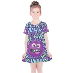 Why Not Question Reason Kids  Simple Cotton Dress by Paksenen