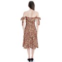 Mind Brain Thought Mental Shoulder Tie Bardot Midi Dress View2