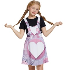 Heart Love Minimalist Design Kids  Apron Dress by Bedest