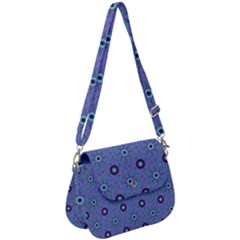 Floral Seamless Pattern Saddle Handbag by Ket1n9