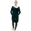 Circuits Circuit Board Green Hooded Pocket Cardigan View2