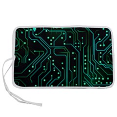 Circuits Circuit Board Green Pen Storage Case (m) by Ndabl3x