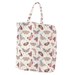 Pattern With Butterflies Moths Giant Grocery Tote by Ket1n9