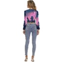 Beeple Astronaut Spacesuit 3d Digital Art Artwork Jungle Long Sleeve V-Neck Top View4