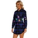 Retro Games Womens Long Sleeve Shirt Dress View2