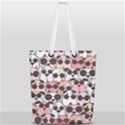 Cute Dog Seamless Pattern Background Full Print Rope Handle Tote (Small) View1