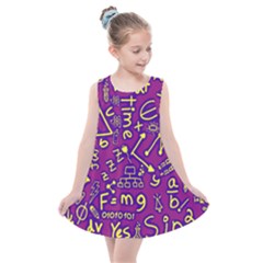 Background Doodles Math Kids  Summer Dress by Bedest