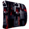 3d Back Red Abstract Pattern Back Support Cushion View2