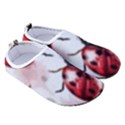 Ladybugs Pattern Texture Watercolor Men s Sock-Style Water Shoes View3