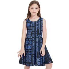 Doctor Who Tardis Kids  Skater Dress by Cendanart