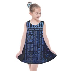 Doctor Who Tardis Kids  Summer Dress by Cendanart