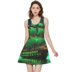 Ship Sailing Inside Out Reversible Sleeveless Dress by Proyonanggan