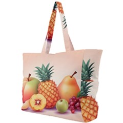 Fruit Pattern Apple Abstract Food Simple Shoulder Bag by Proyonanggan