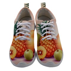 Fruit Pattern Apple Abstract Food Women Athletic Shoes by Proyonanggan