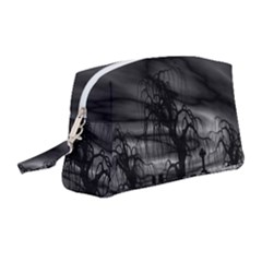 Grave Yard Dark Fantasy Trees Wristlet Pouch Bag (medium) by Cemarart