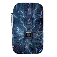 Circuit Board Motherboard Waist Pouch (small) by Cemarart