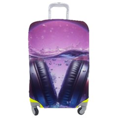 Headphones Sound Audio Music Radio Luggage Cover (medium) by Hannah976