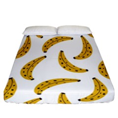 Banana Fruit Yellow Summer Fitted Sheet (california King Size) by Mariart