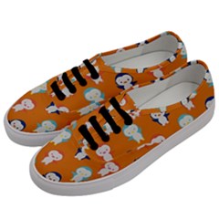 Cute Penguin Funny Pattern Men s Classic Low Top Sneakers by Grandong