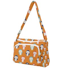 Cute Penguin Funny Pattern Front Pocket Crossbody Bag by Grandong