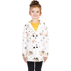 Golden-snowflake Kids  Double Breasted Button Coat by saad11