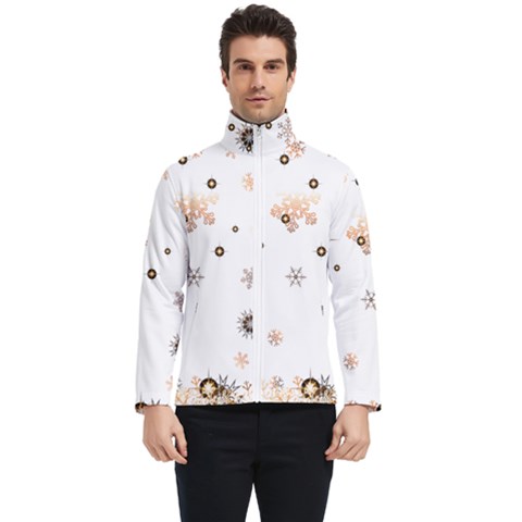 Golden-snowflake Men s Bomber Jacket by saad11