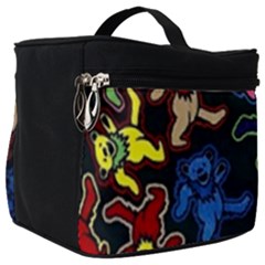 Dead Head Deadhead Grateful Dead Make Up Travel Bag (big) by Cemarart