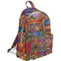 Arabian Street Art Colorful Peacock Tiger Man Parrot Horse Dancer Fantasy The Plain Backpack View2