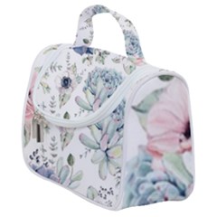 Nature, Floral, Flower, Print, Vintage Satchel Handbag by nateshop